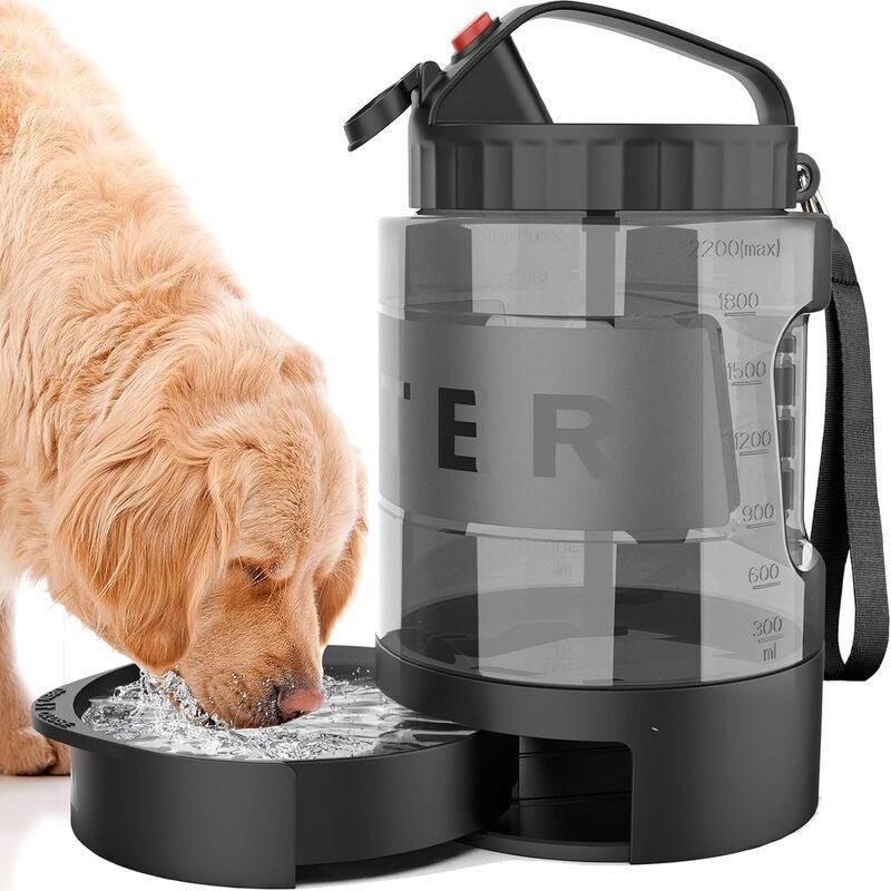 Portable Dog Water Bottle With Dispenser