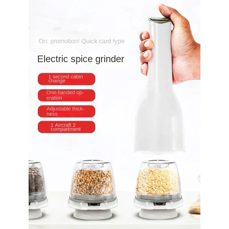 Automatic seasoning box electric grinder