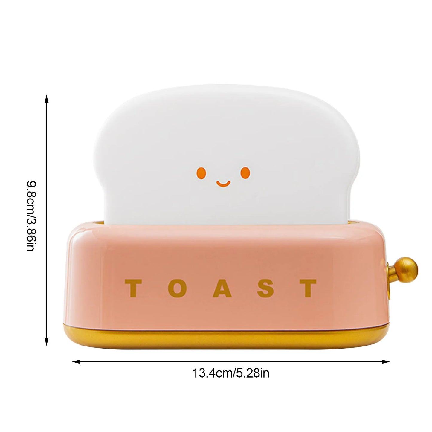 Cute Toast LED Night Light