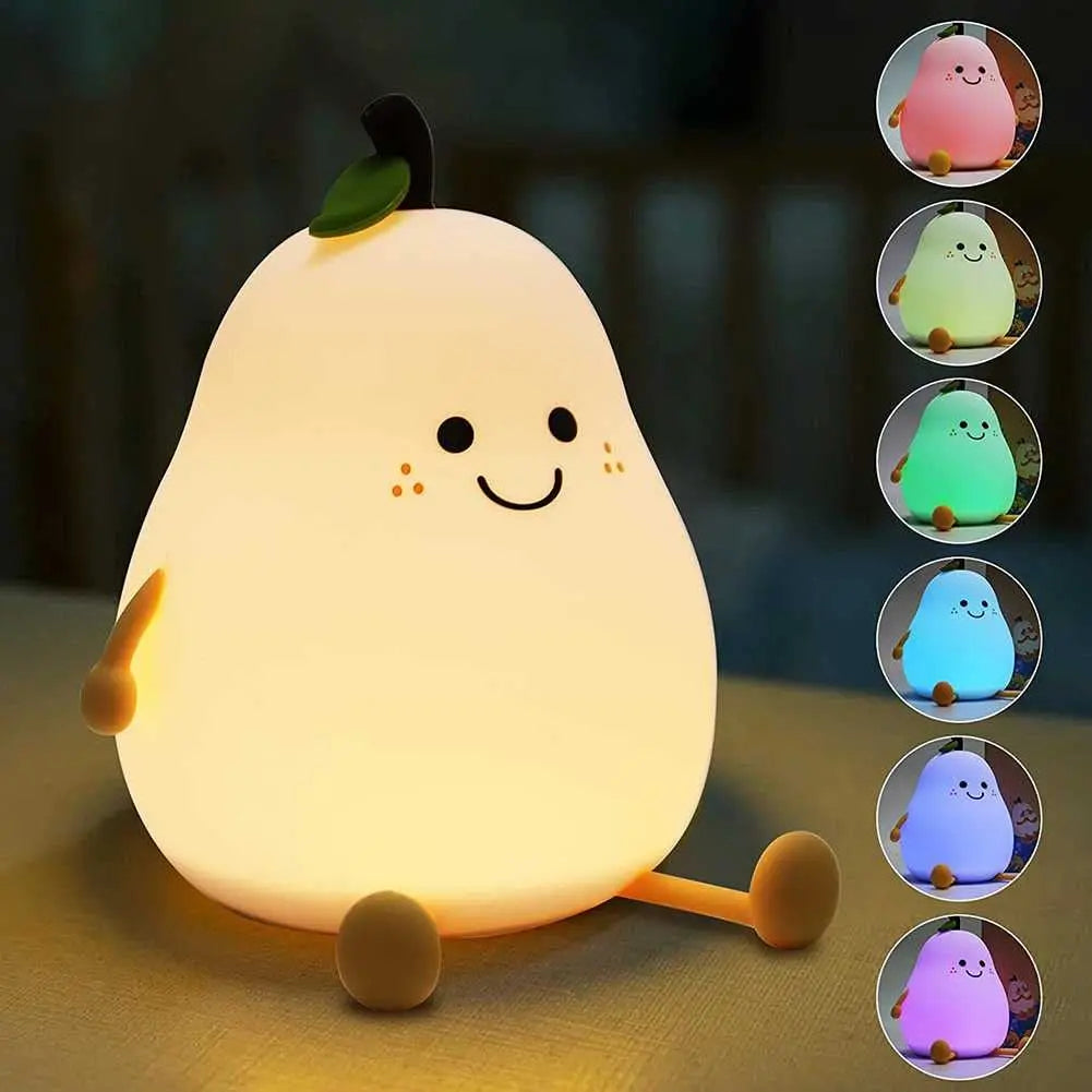 Cute Pear LED Night Light