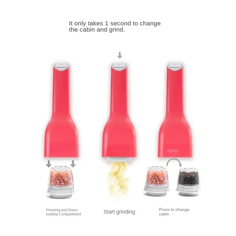 Automatic seasoning box electric grinder