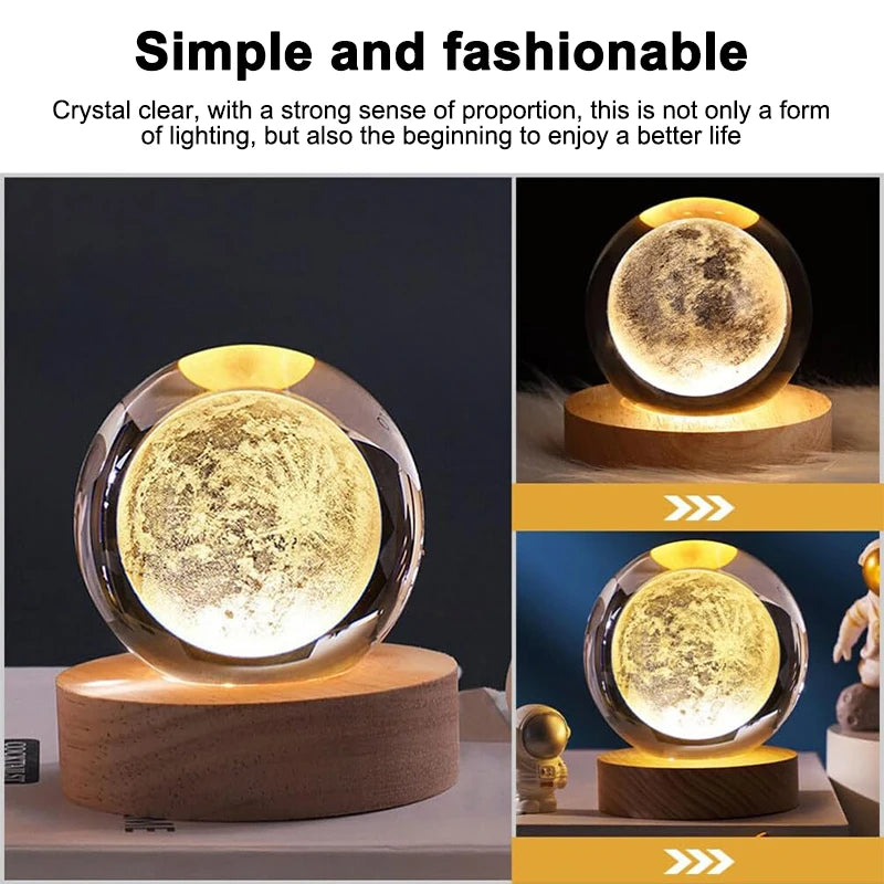 Crystal Ball LED Night Light