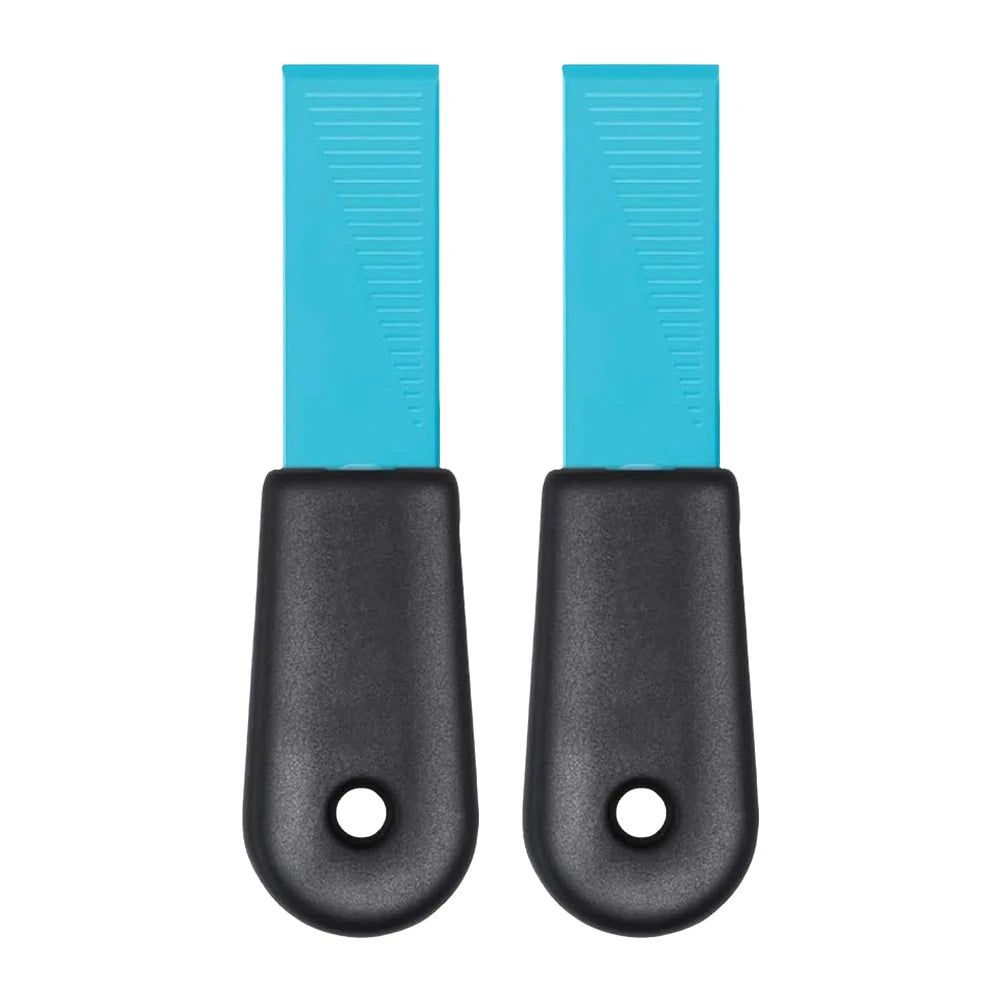 1/2 Pcs Self-Sharpening Cleaning Plastic Scraper 2-In-1