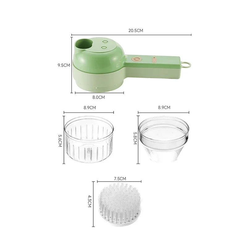 4 In1 Cutter Set Handheld Wireless Machine
