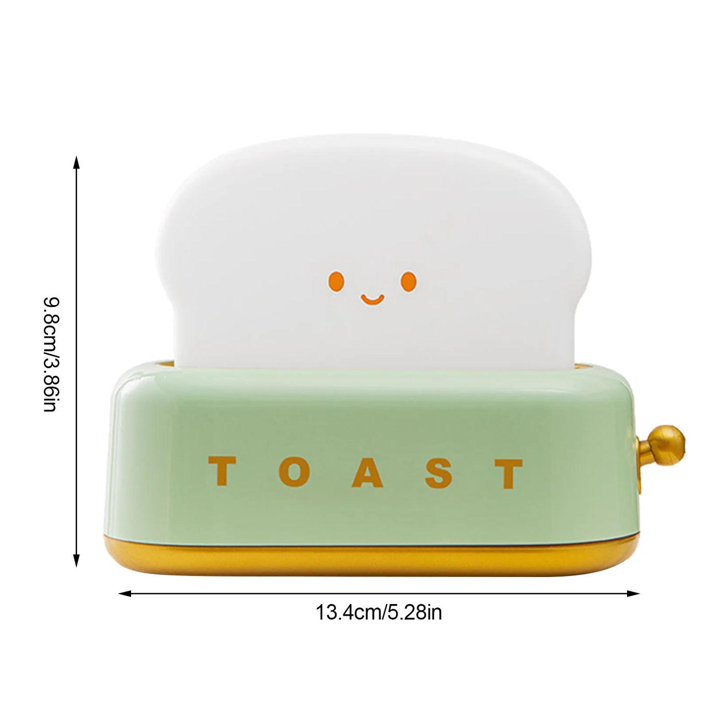 Cute Toast LED Night Light
