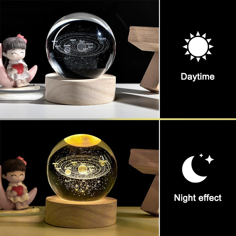 Crystal Ball LED Night Light