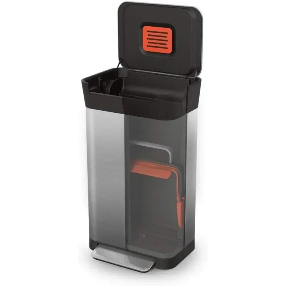 Intelligent Waste Titan Trash Stainless Steel 30L